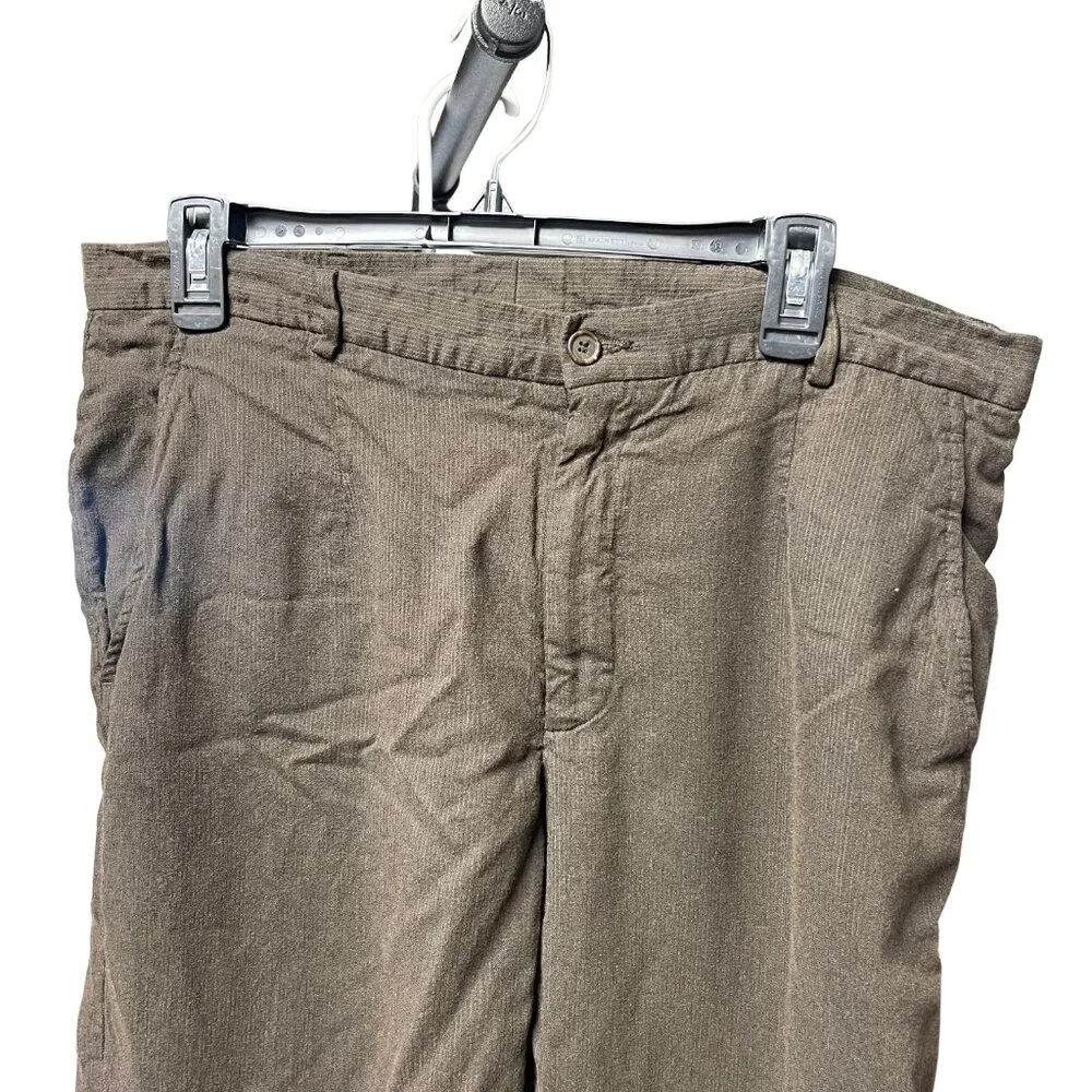 Dolce & Gabbana Men’s Dress Pants Size 54 Brown Wool Blend Made in Italy - Picture 8 of 9